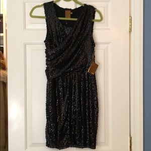 Ali Ro Black Sequin Dress